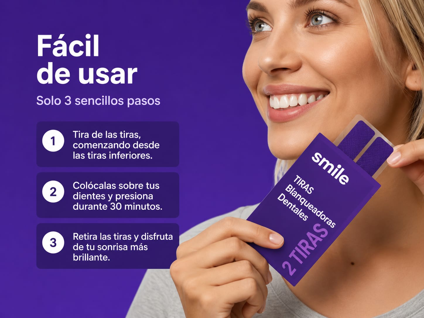 Tiras blanqueadoras dentales